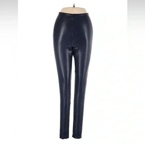 NWT Commando Faux Leather Leggings Navy